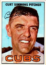 1967 Topps Baseball Cards      039      Curt Simmons